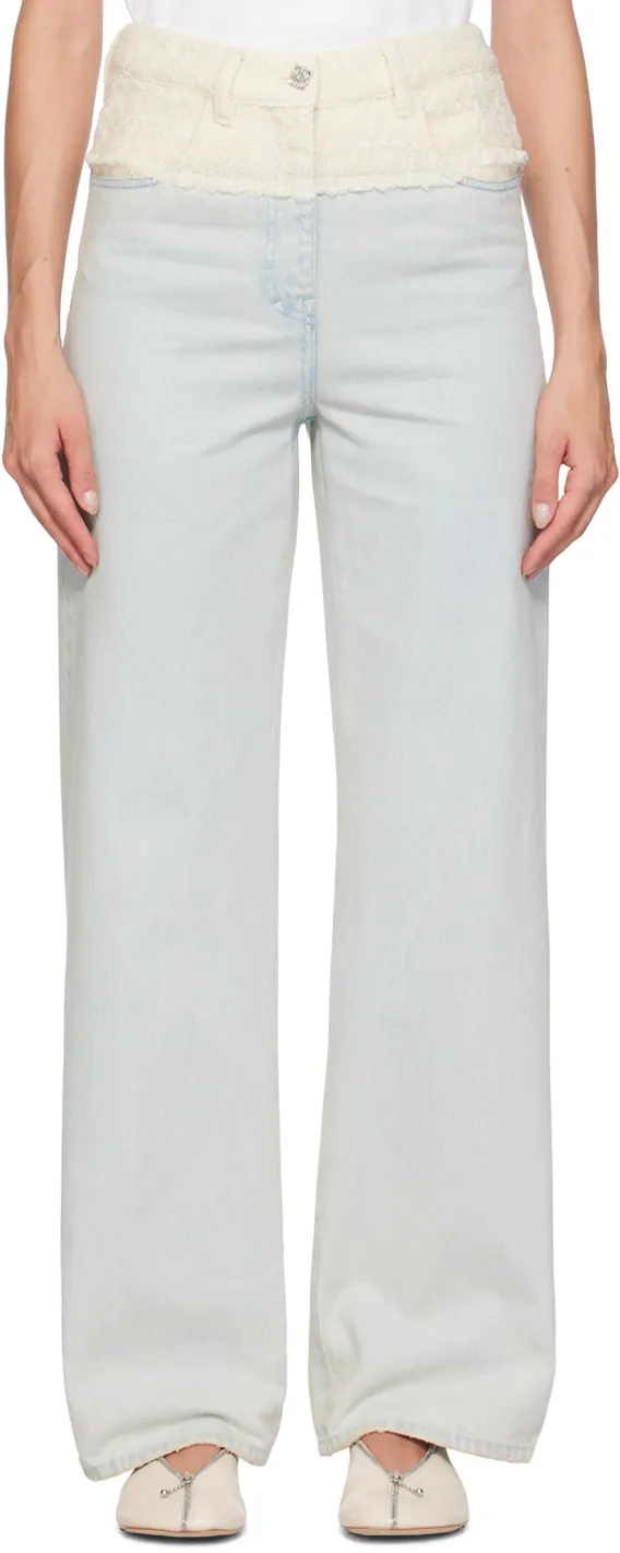 4G Plaque Oversized Jeans