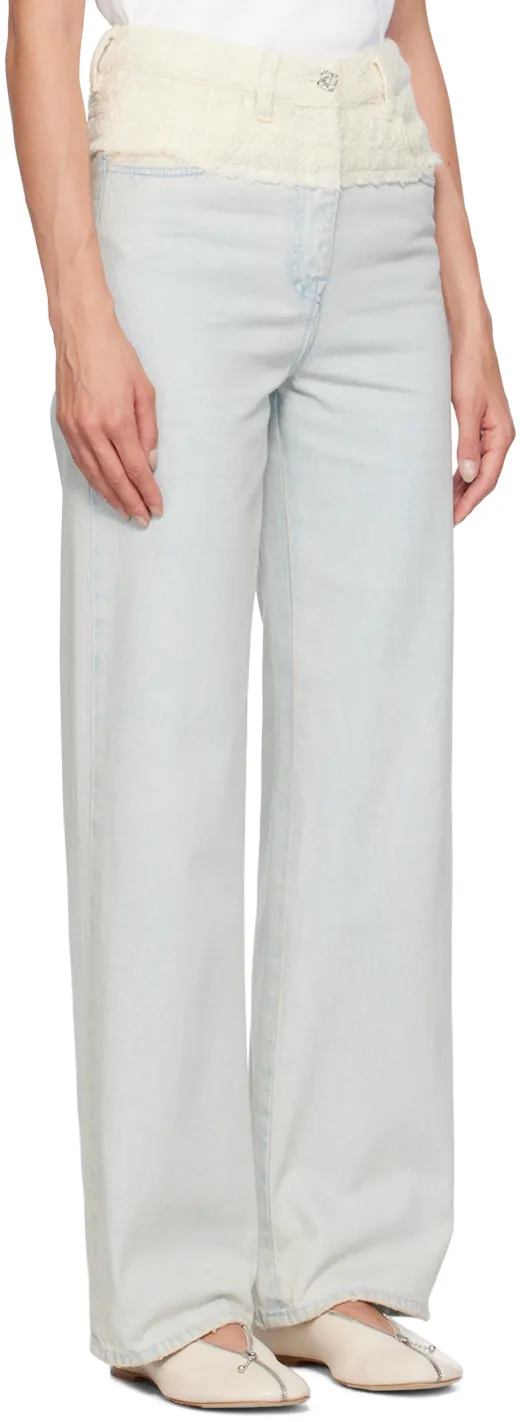4G Plaque Oversized Jeans