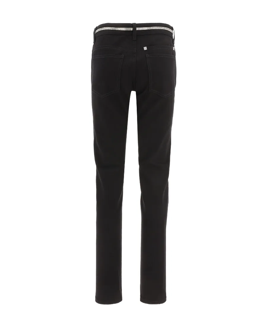 4G Embellished Skinny Jeans