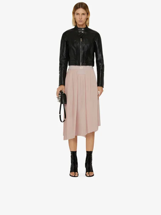 Asymmetrical Pleated Skirt