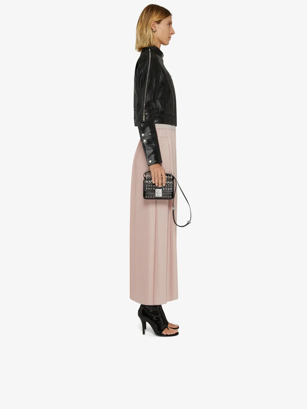 Asymmetrical Pleated Skirt