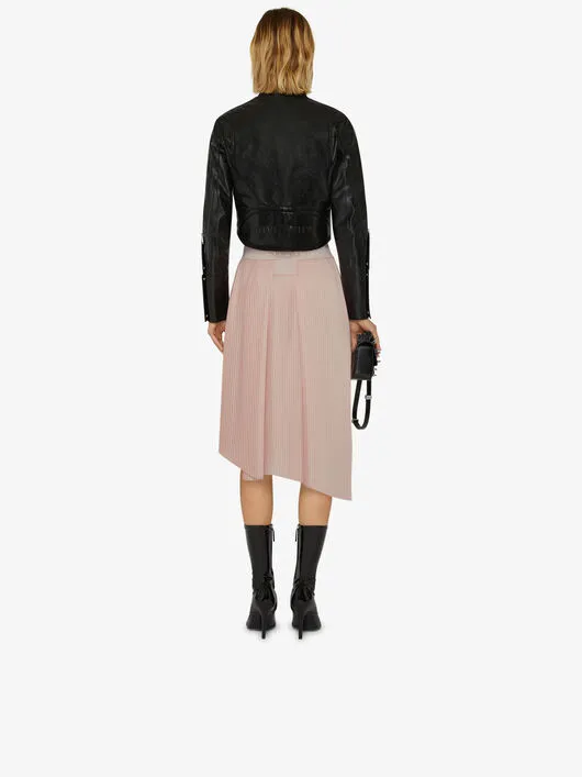 Asymmetrical Pleated Skirt