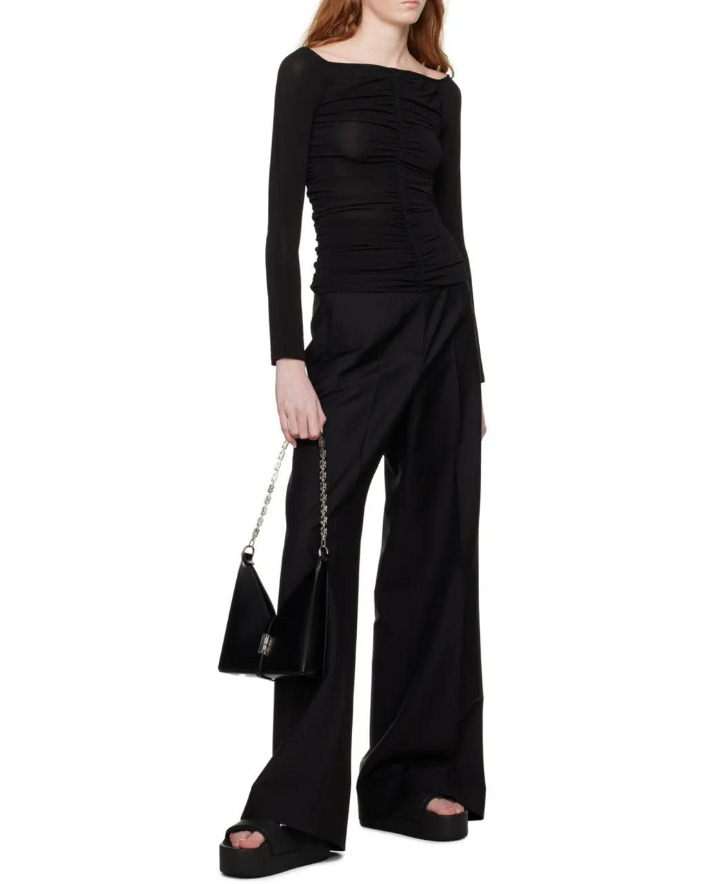 Cut-Out Mini Shoulder Bag