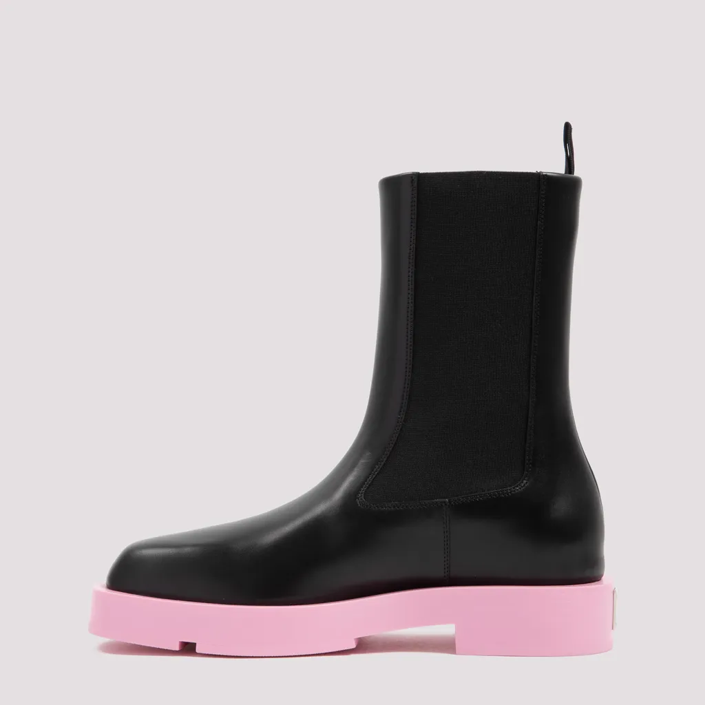 Slip-On Squared Ankle Boots
