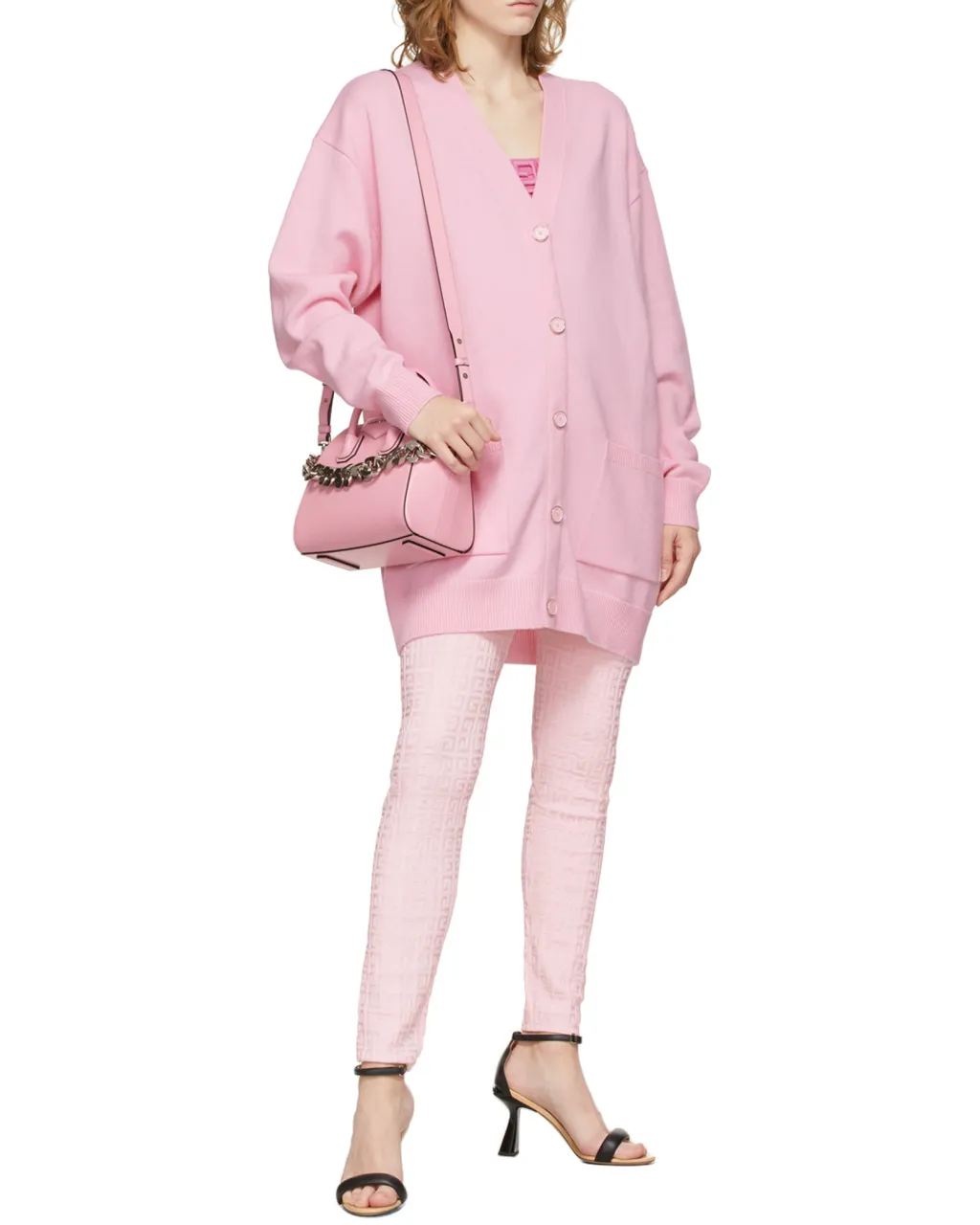 Embroidered Studded Wool-Cashmere Cardigan