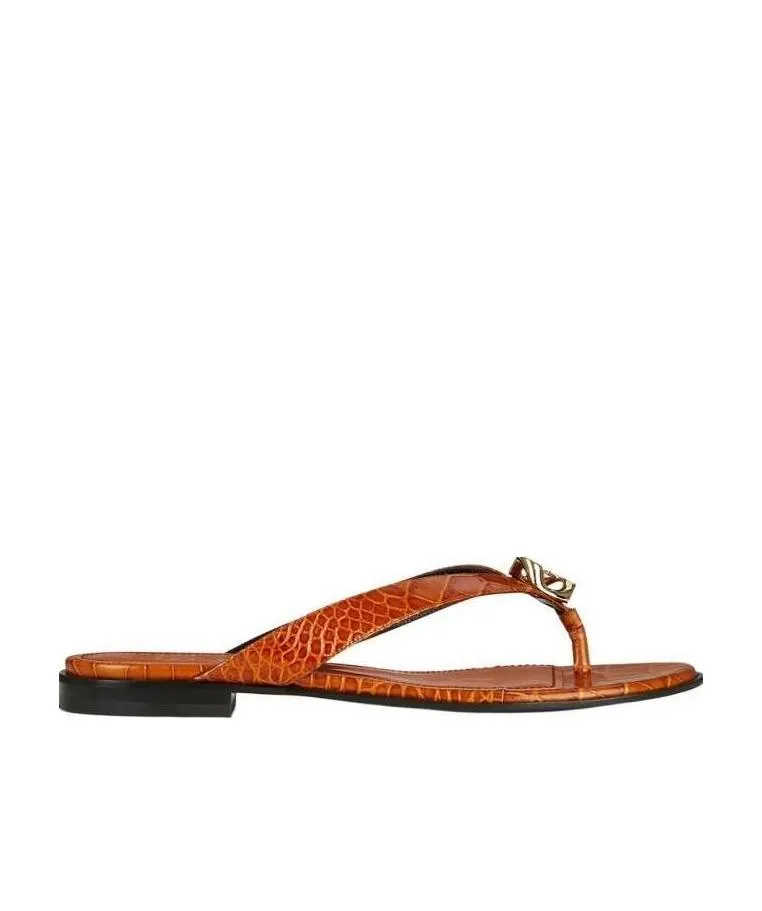 G Chain Flat Sandals