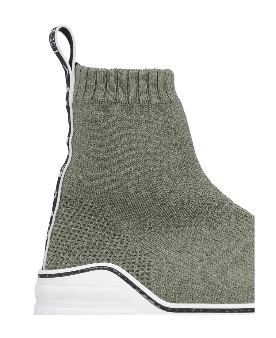 Logo High-Top Socks Boots