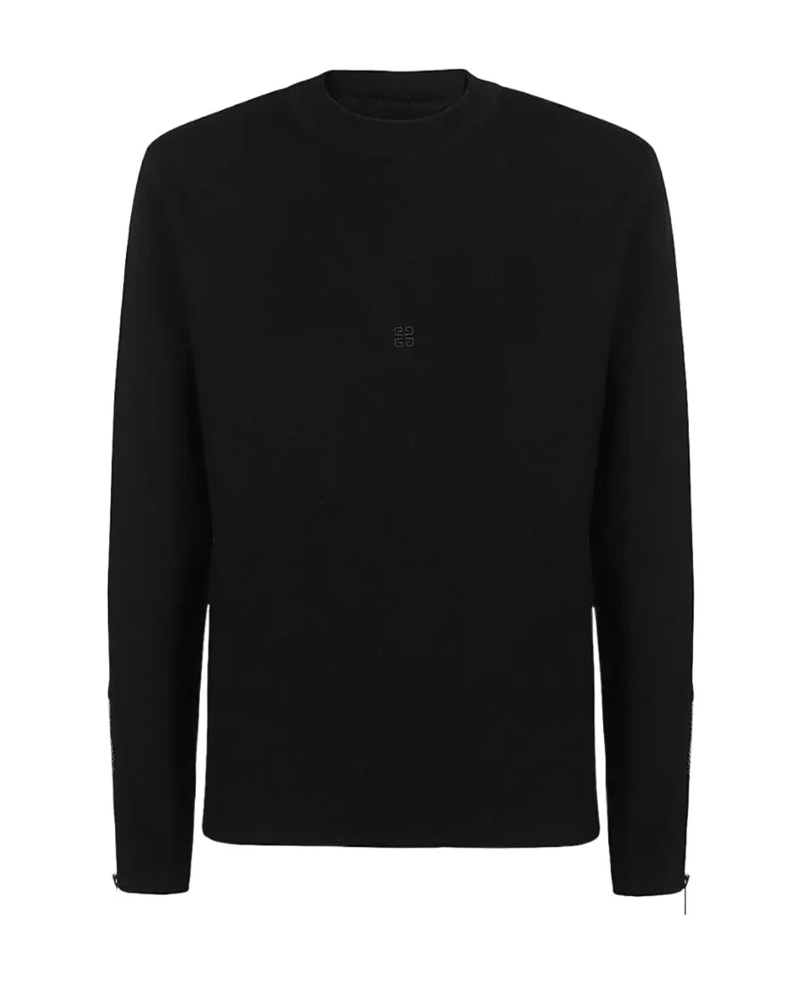 Logo Embellished Crewneck Sweater