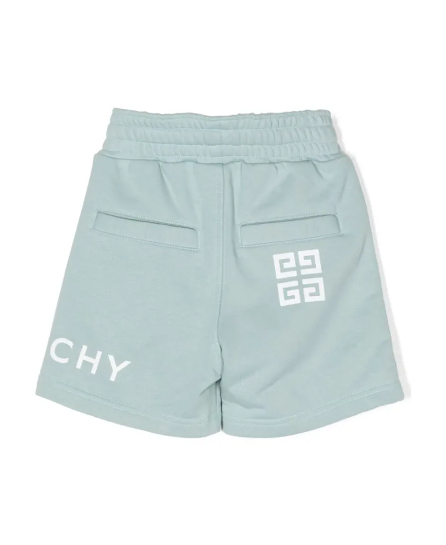 Logo-Print Cotton Shorts
