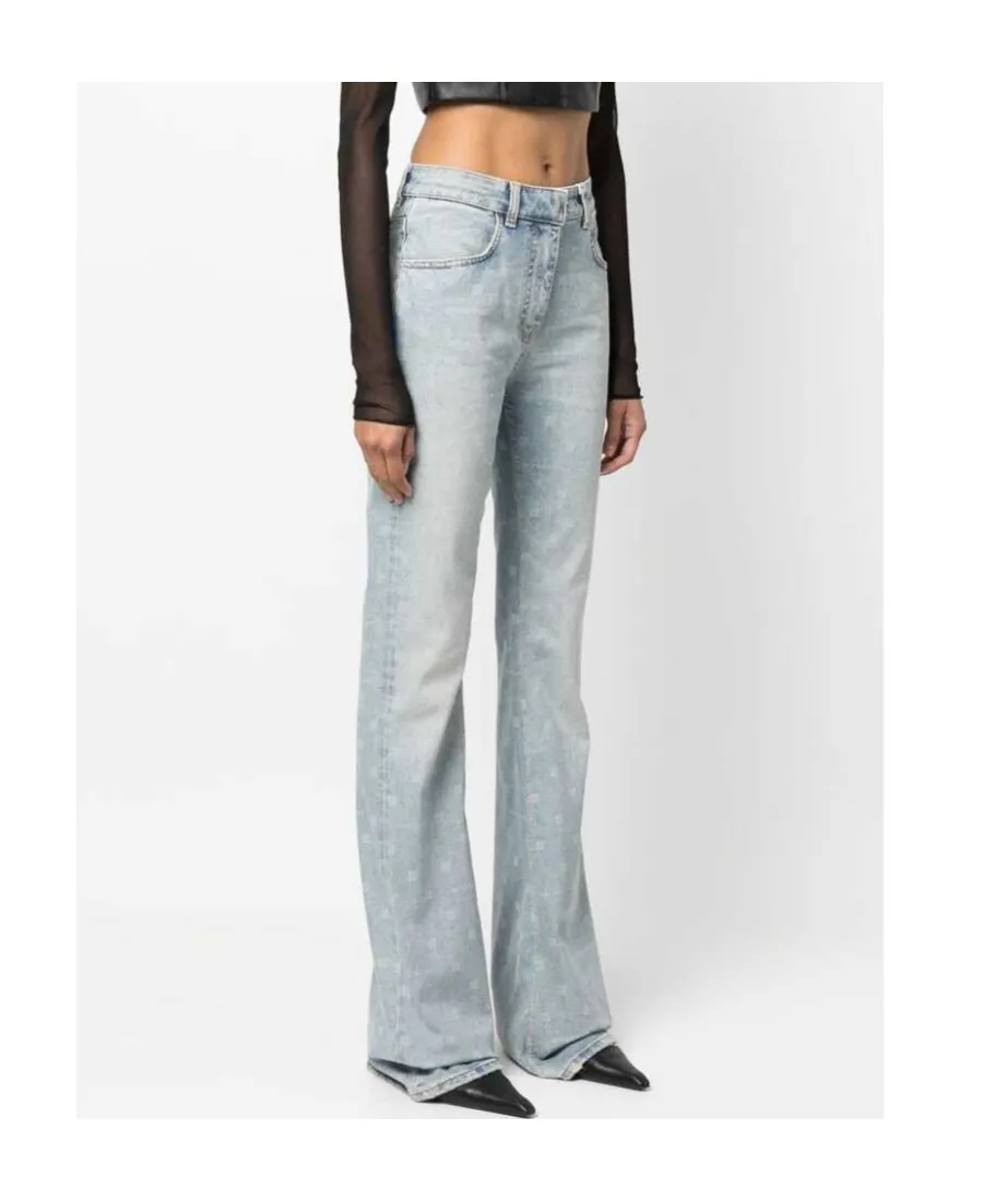 Logo Detailed Flared Jeans