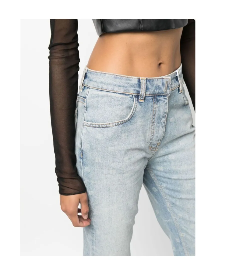Logo Detailed Flared Jeans