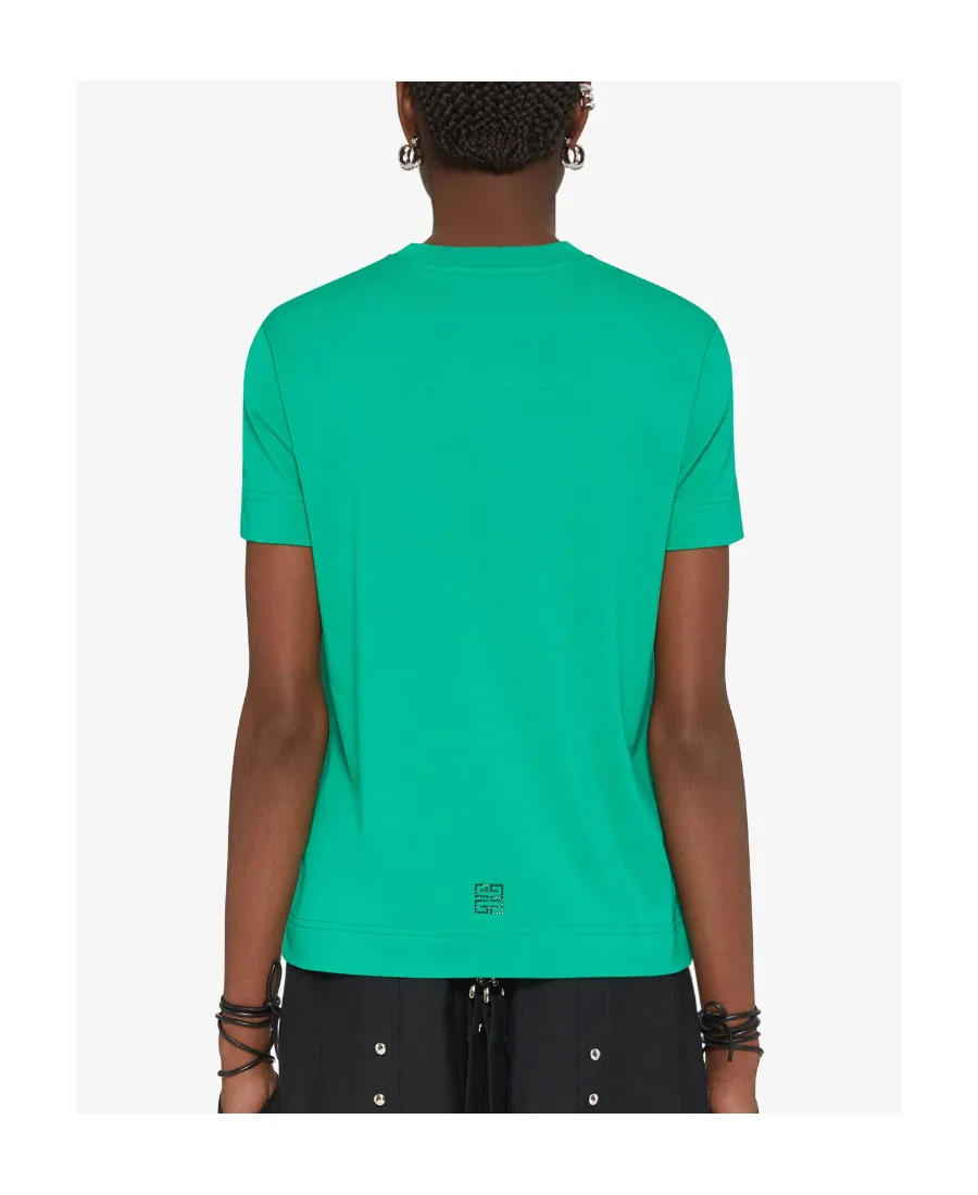 Slim Fit T-Shirt With Givenchy Rhinestones