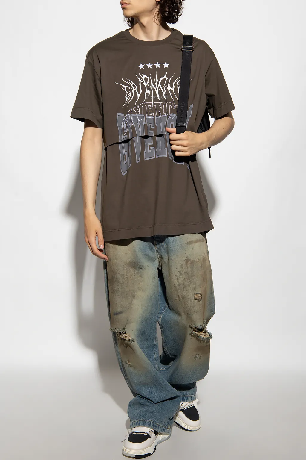Logo Printed Layered T-Shirt