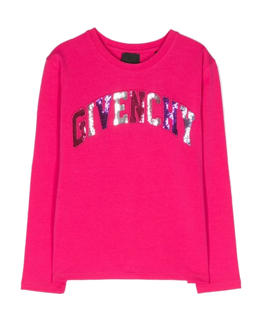 Sequin Embellished Crewneck T-Shirt