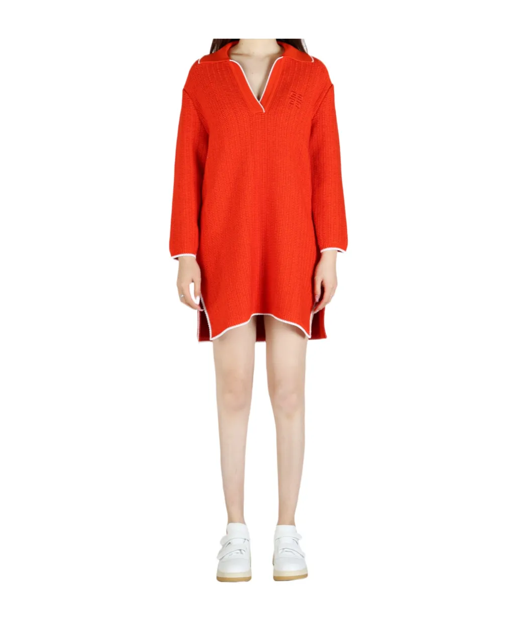 4G-Embroidered Mini Dress