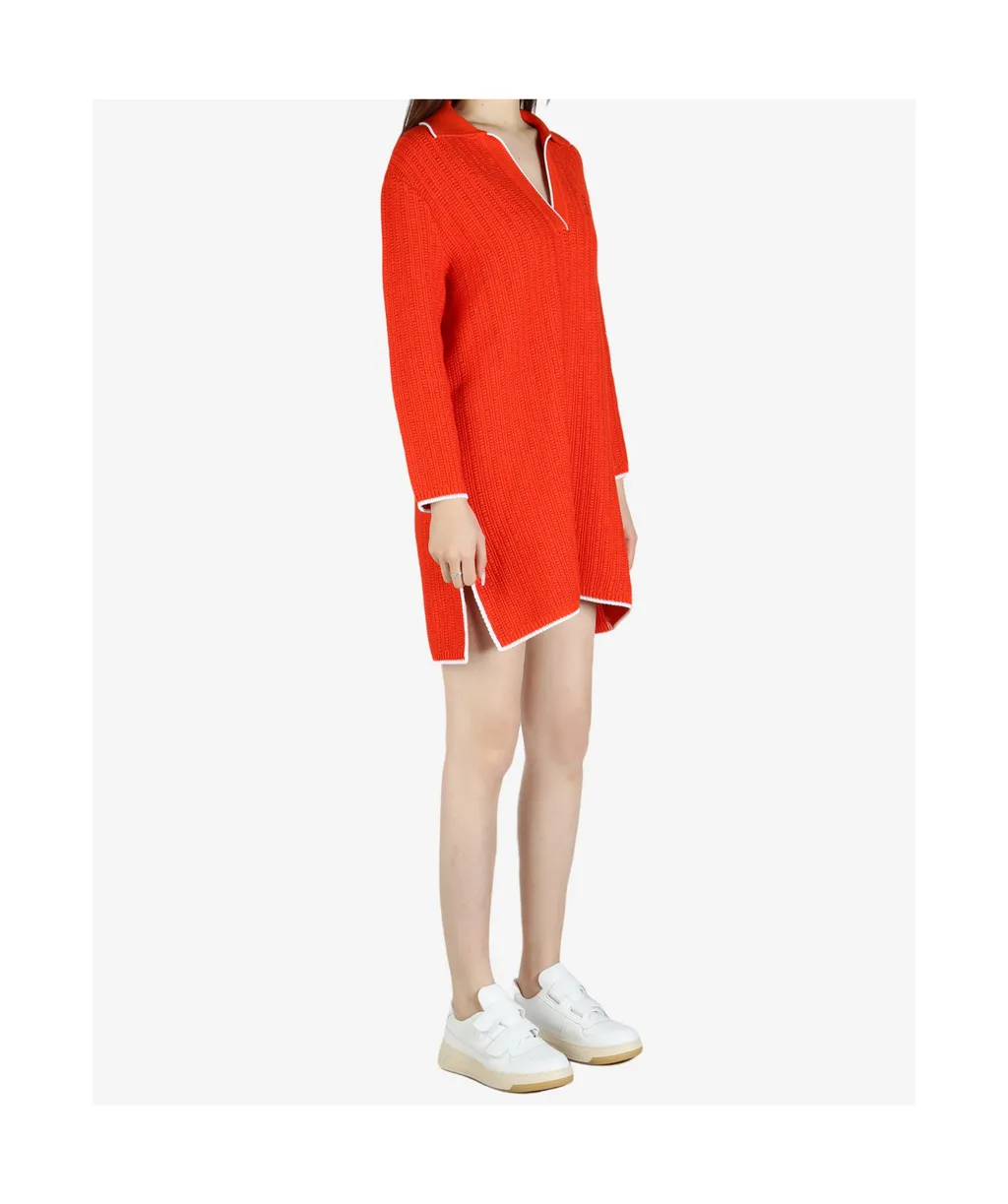 4G-Embroidered Mini Dress