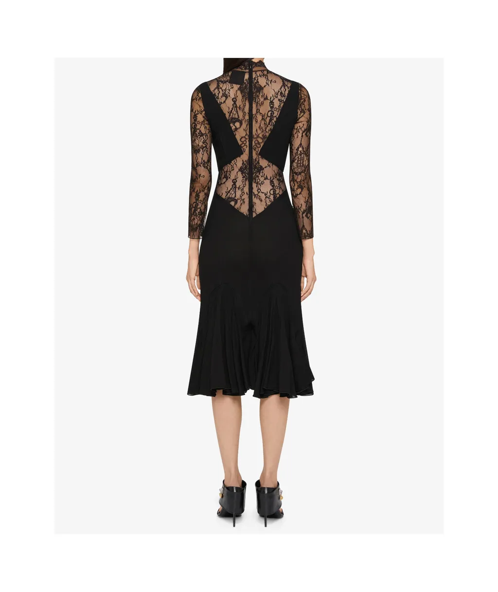 Lace Detailed Midi Dress