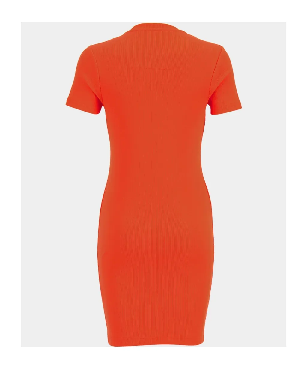 4G Plaque Short-Sleeved Dress