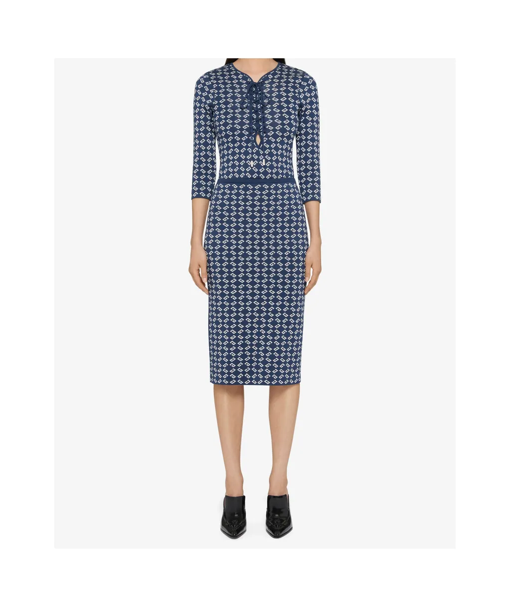 Skirt In Monogram 72 Jacquard