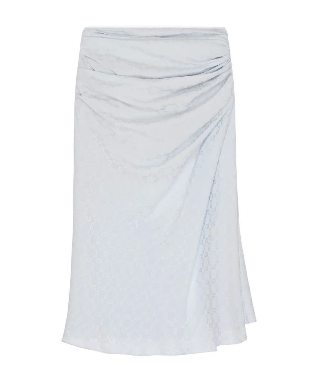 Monogram 72 Jacquard Draped Skirt