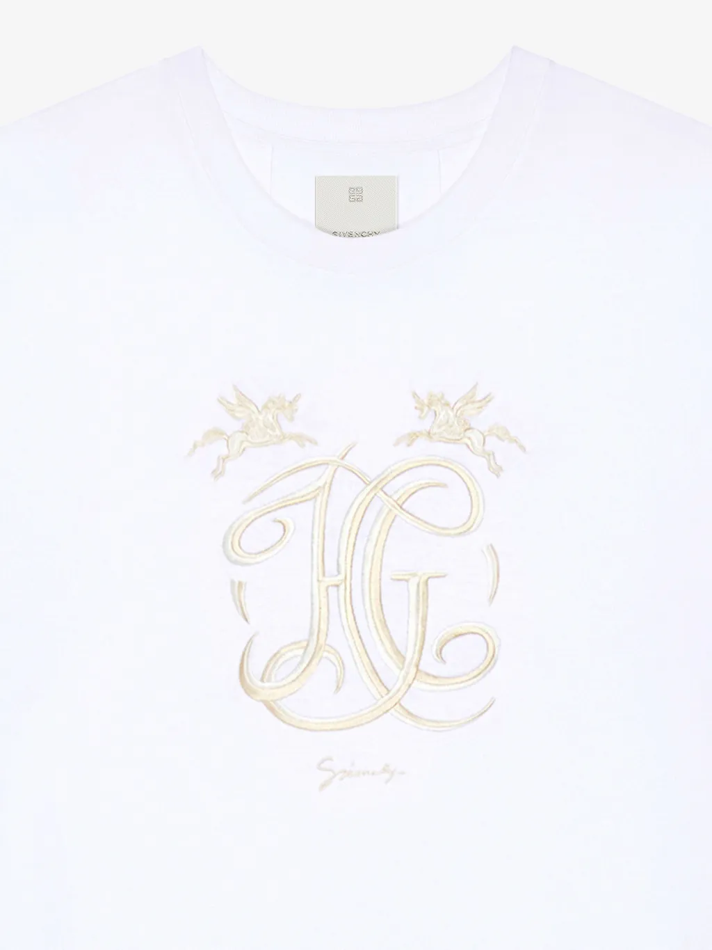 Logo Embroidered Crewneck T-Shirt