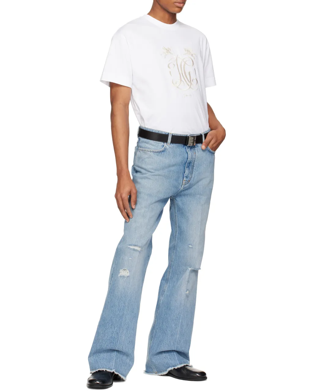 Logo Embroidered Crewneck T-Shirt