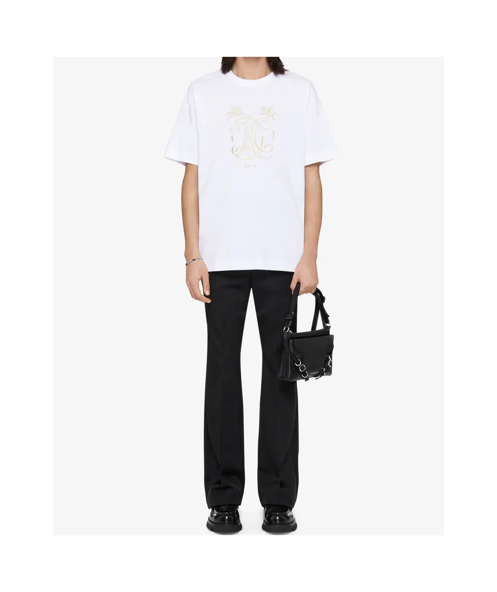 Logo Embroidered Crewneck T-Shirt