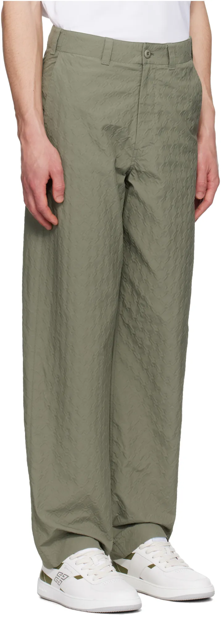 Textured Monogram Cargo Pants