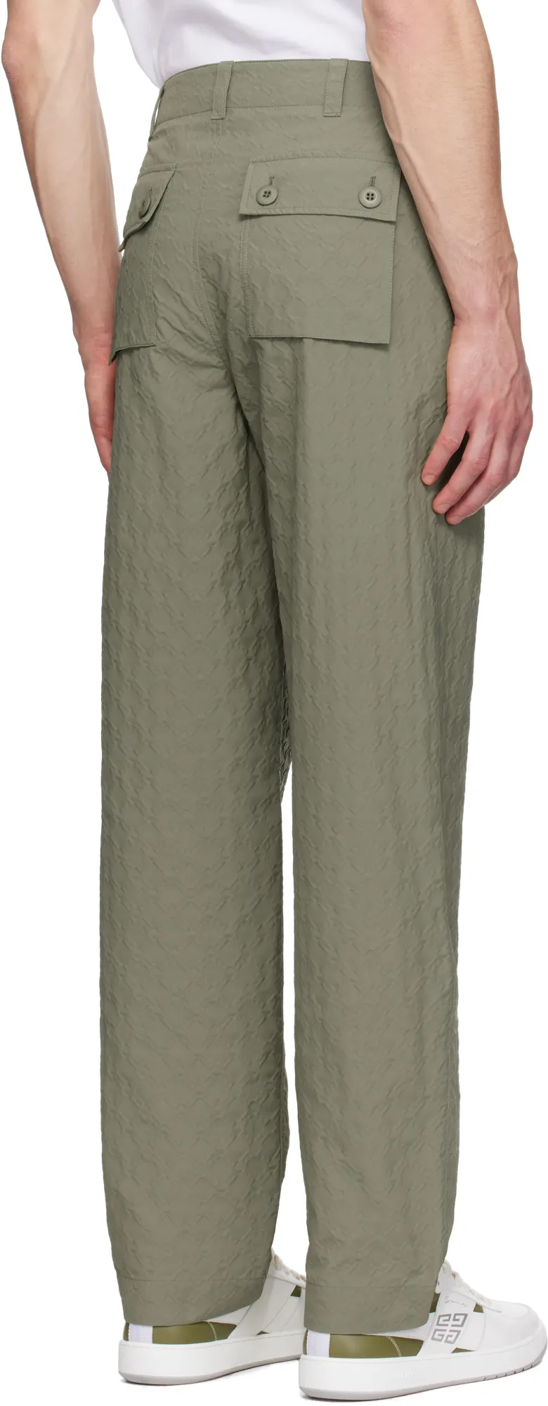 Textured Monogram Cargo Pants