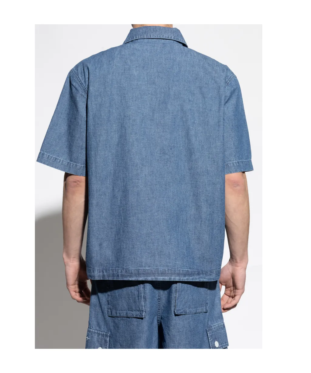 Logo Embroidered Short-Sleeve Shirt