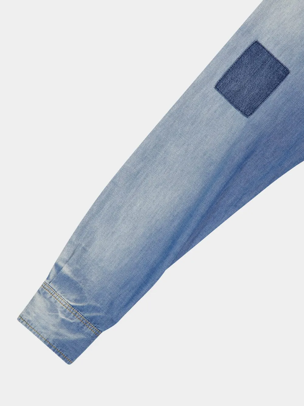 Patchwork Denim Shirt