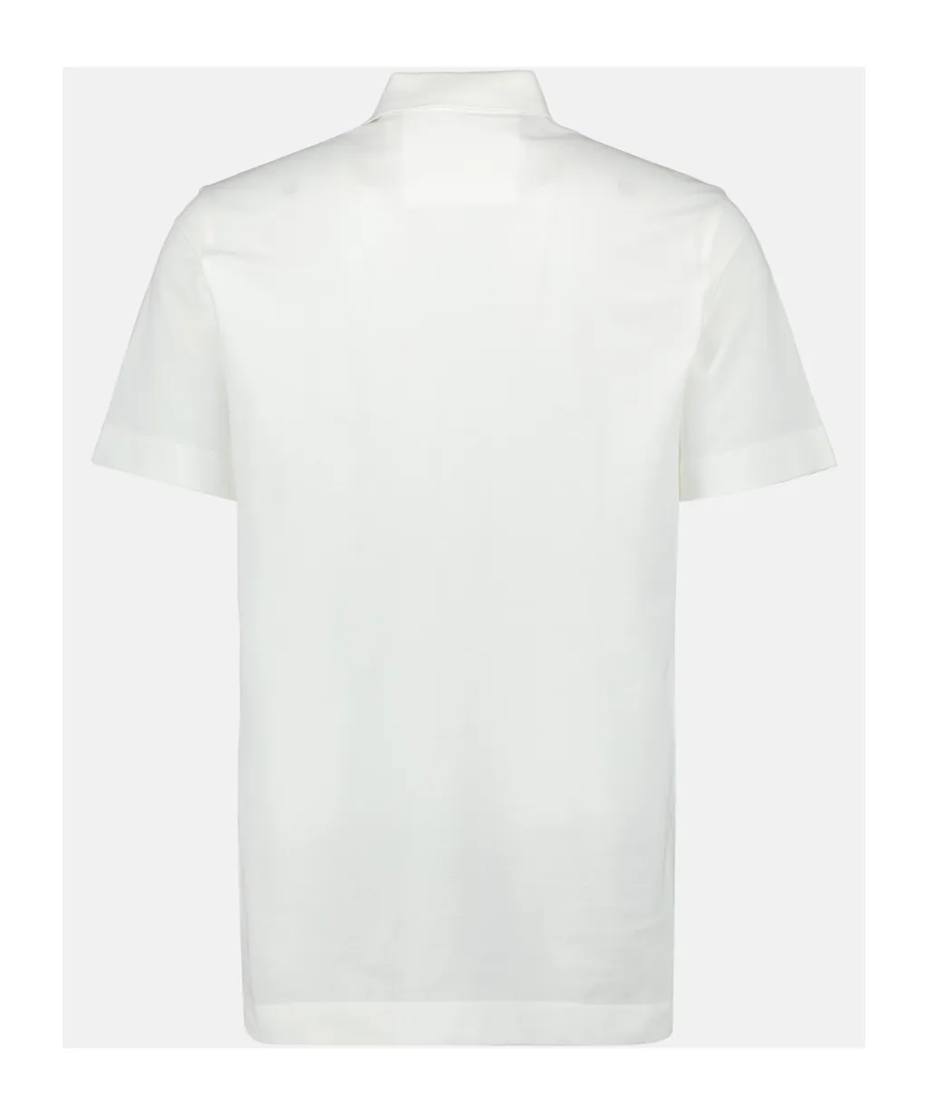 Logo Embroidered Short-Sleeved Polo Shirt