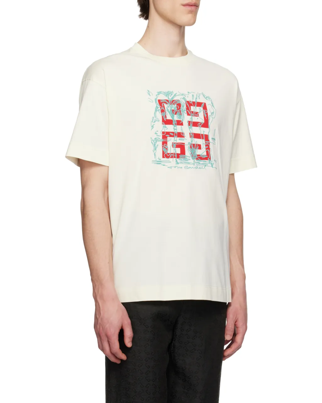 4G Logo Printed Crewneck T-Shirt