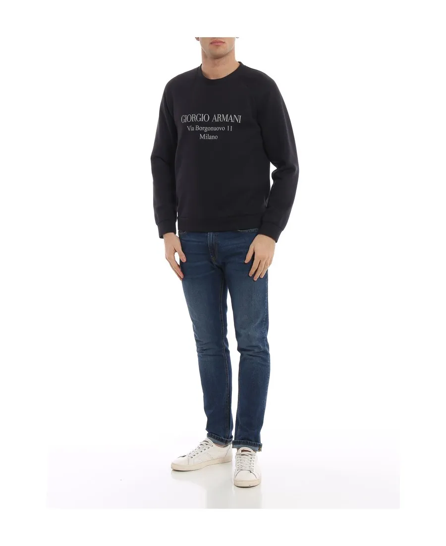 Logo Print Crewneck Sweatshirt