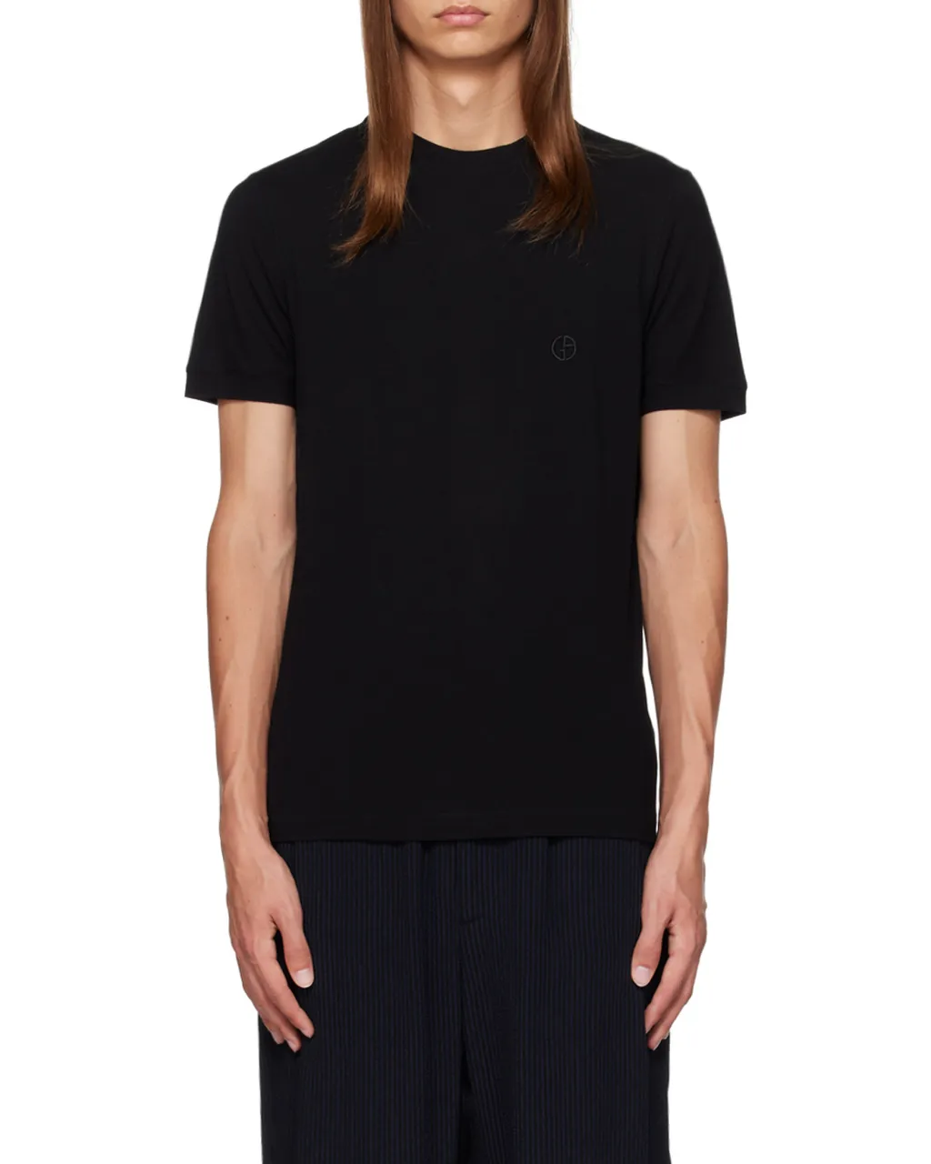 Logo Embroidered Crewneck T-Shirt