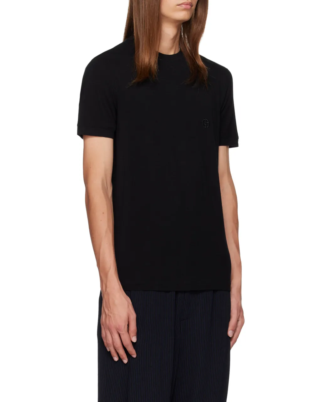 Logo Embroidered Crewneck T-Shirt