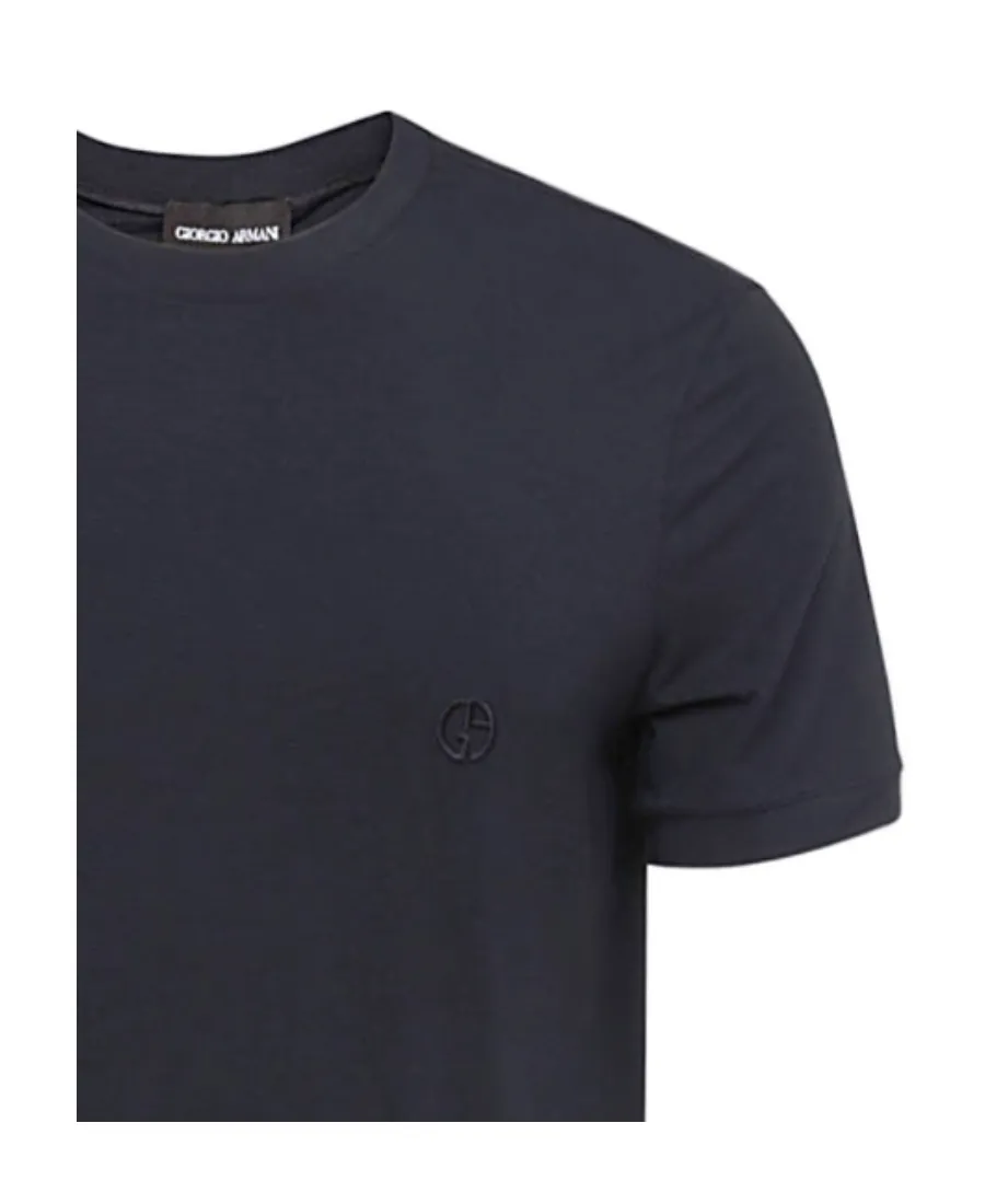 Logo Embroidered Crewneck T-Shirt