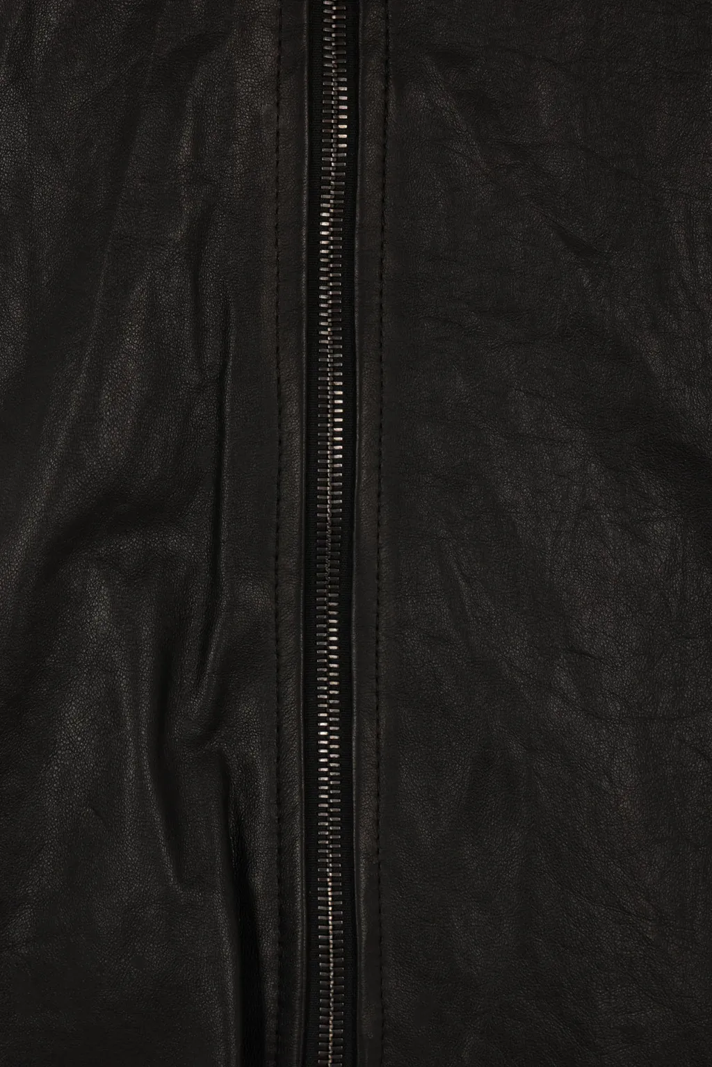 Leather Hooded Jacket