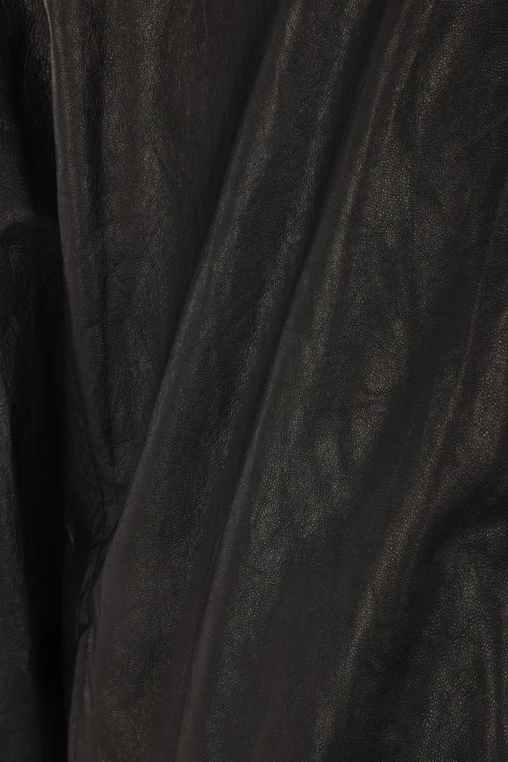 Leather Hooded Jacket