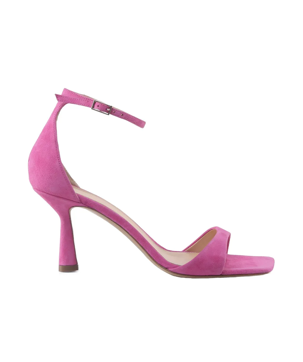 75Mm Heel Suede Sandals
