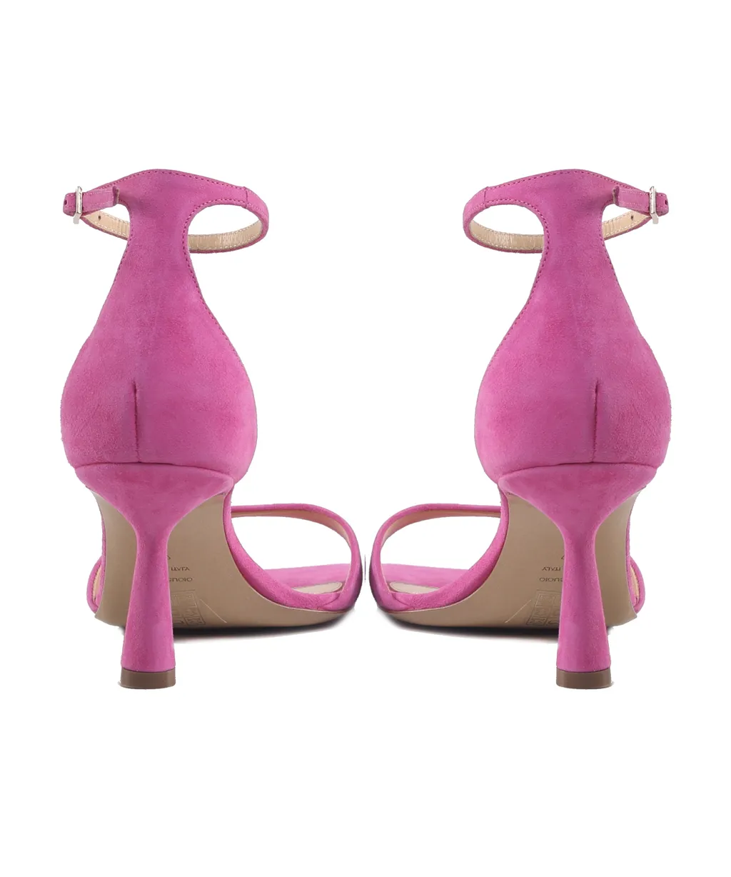 75Mm Heel Suede Sandals
