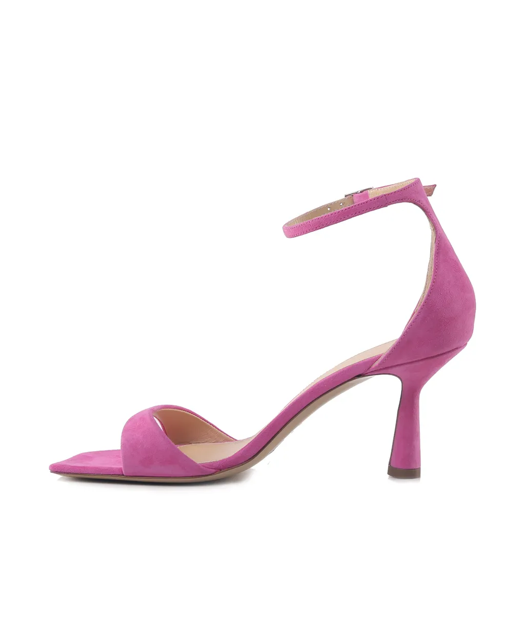 75Mm Heel Suede Sandals