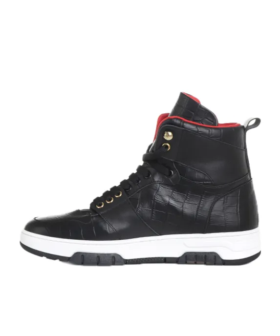 Legend Crocodile-Effect Sneakers