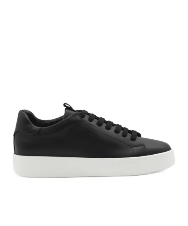 Road Low-Top Leather Sneakers