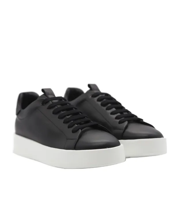 Road Low-Top Leather Sneakers
