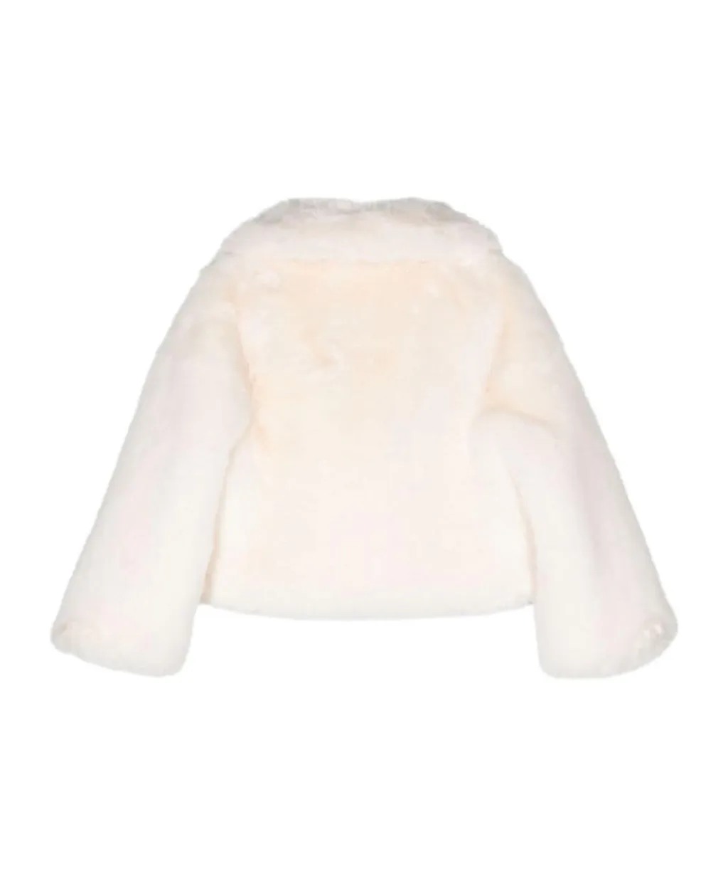 Brooch-Detailed Cropped Jacket