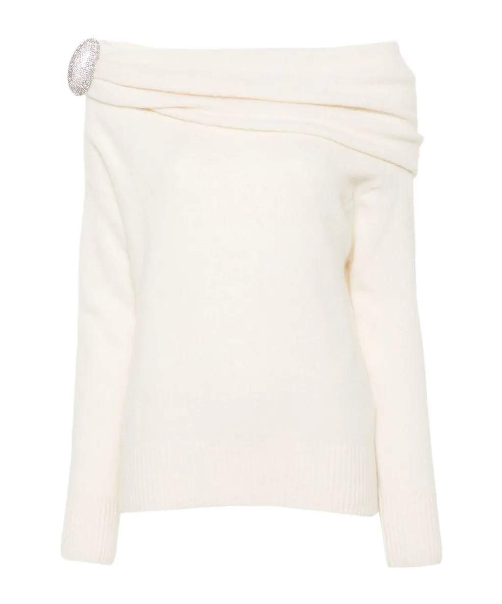 Off Shoulder Knit Top