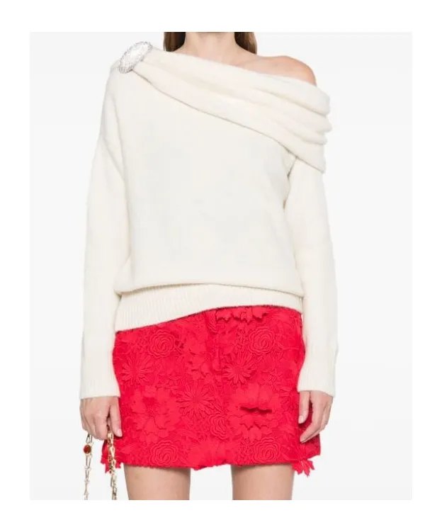 Off Shoulder Knit Top