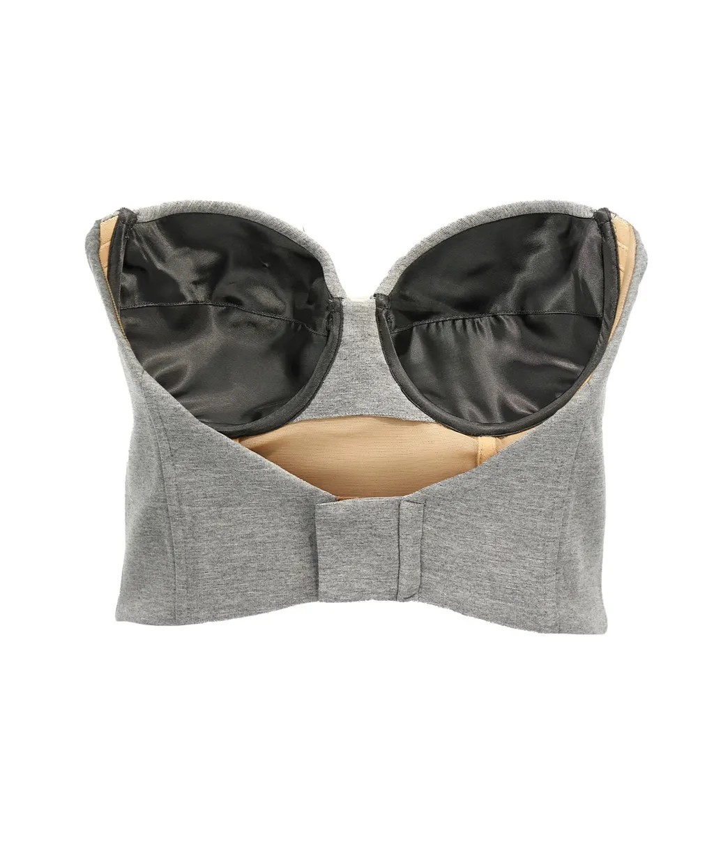 Cropped Bustier Top