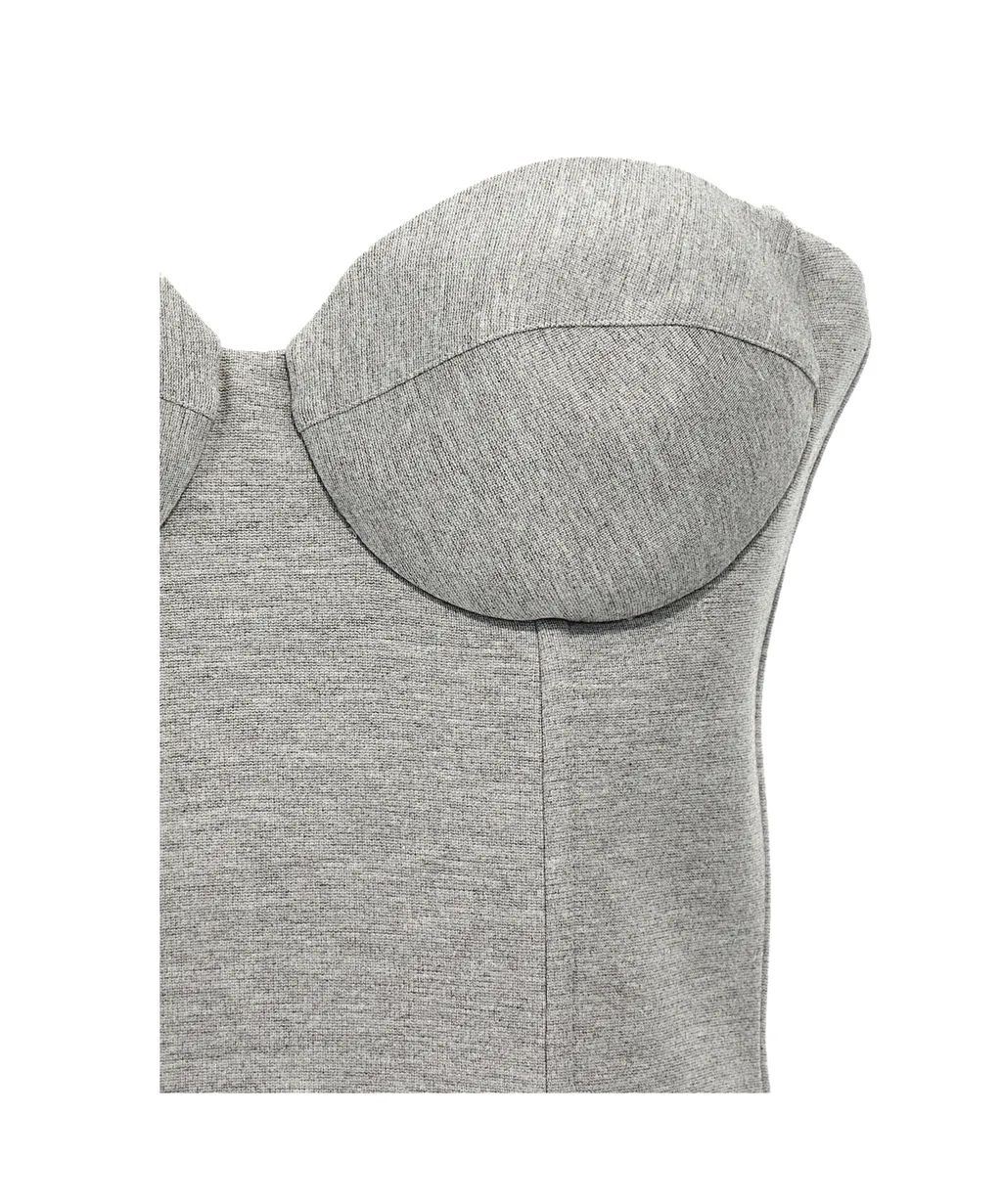 Cropped Bustier Top